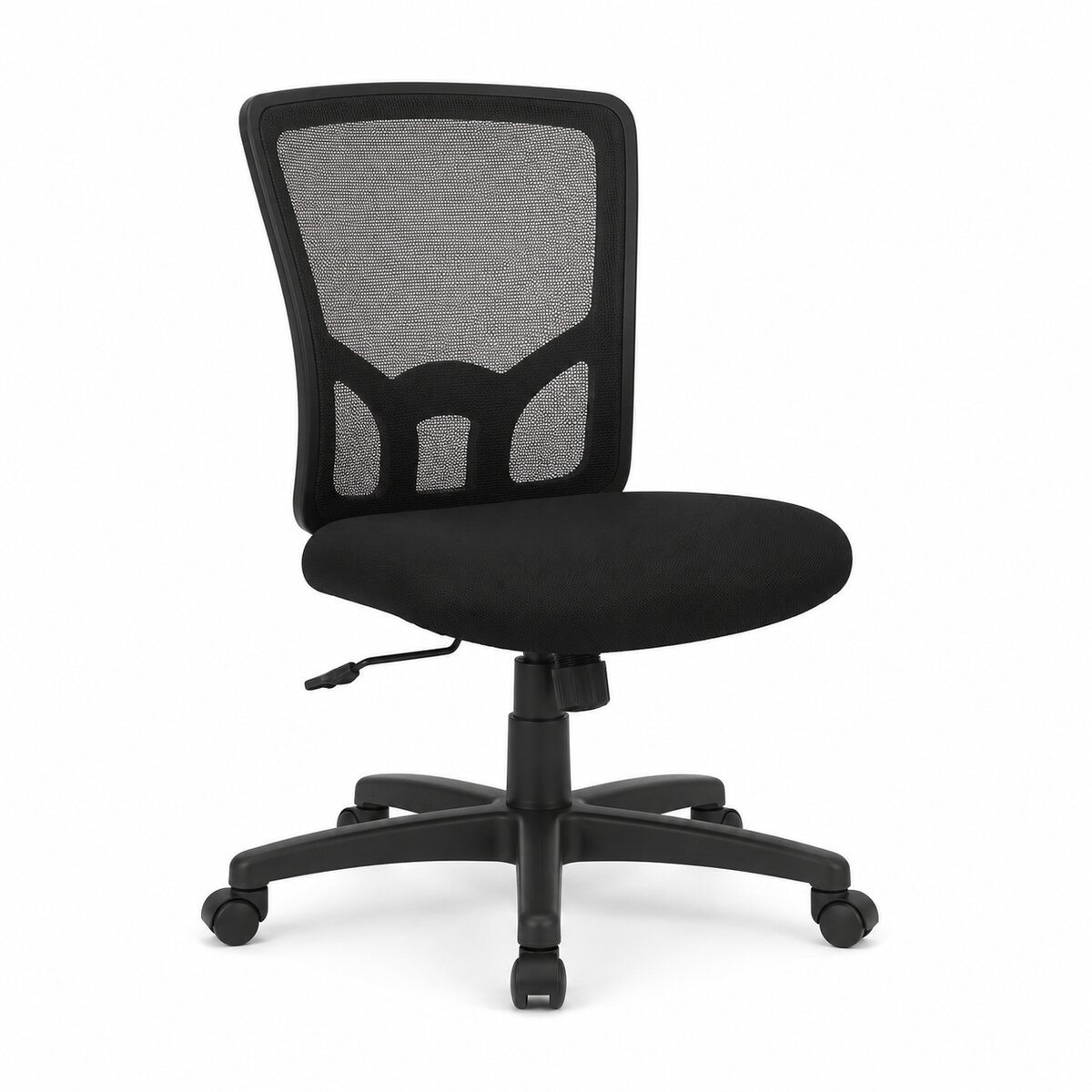 Armless Mesh Task Chair (Black)