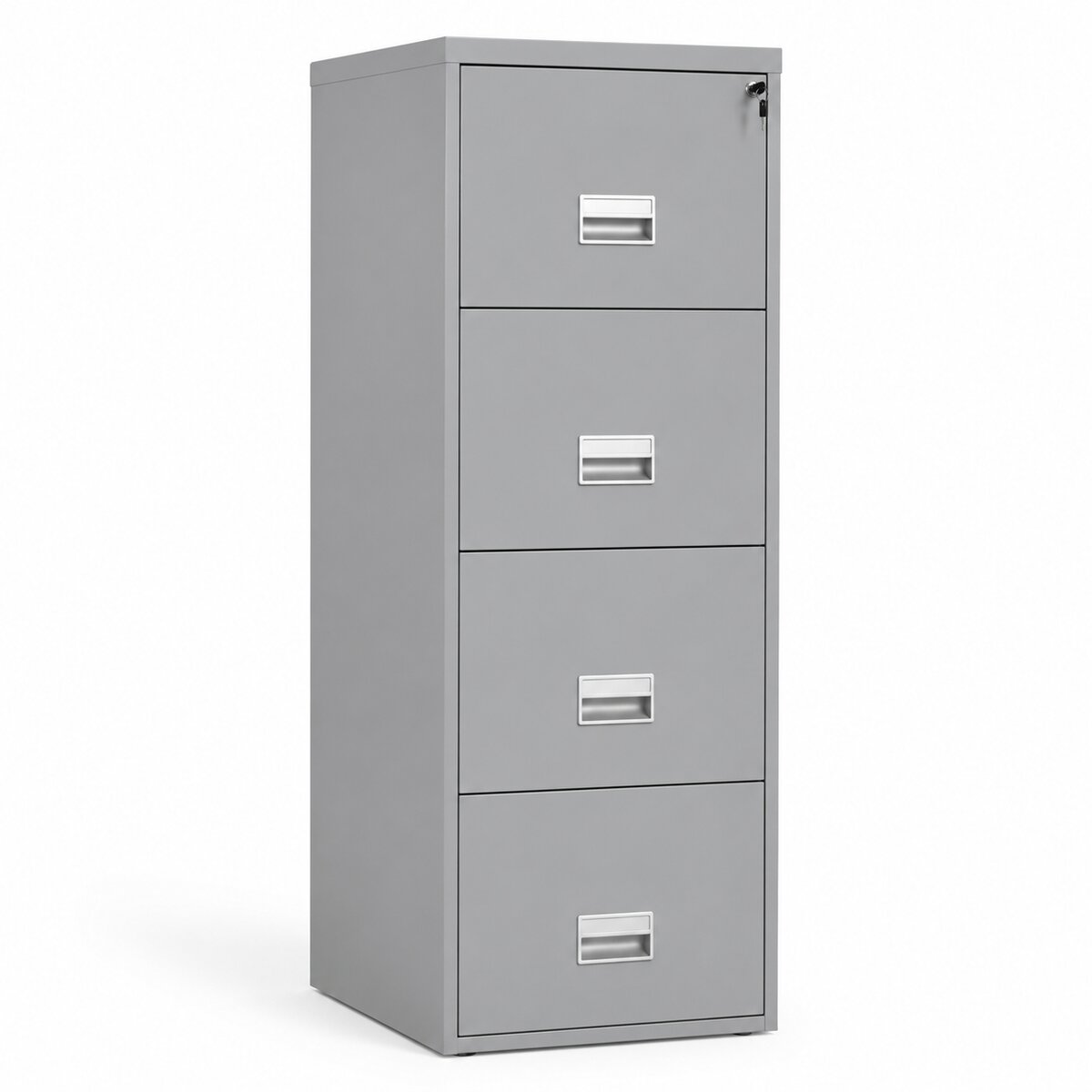4-Drawer Vertical Filing Cabinet (Grey)