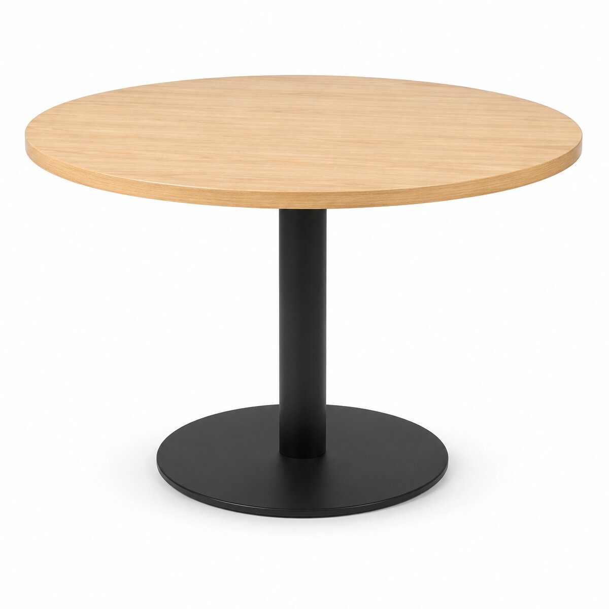 Round Meeting Table (Light Oak)
